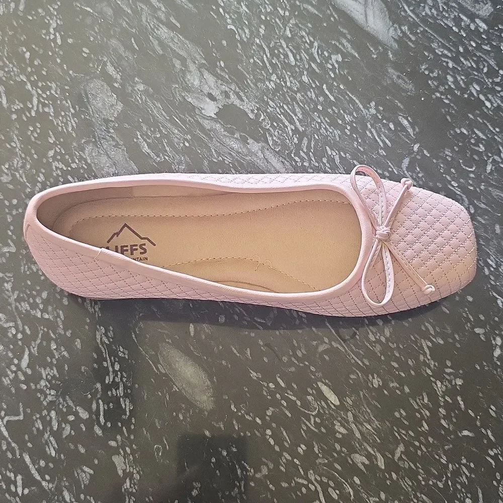 BRAND NEW CLIFFS BY WHITE MOUNTAIN WOMEN'S QUILTED BALLET FLAT R3